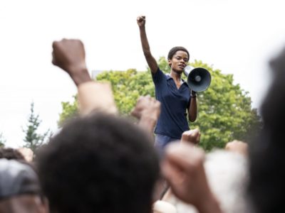 Letitia Wright in Steve McQueen's Mangrove, the first film in the Small Axe anthology