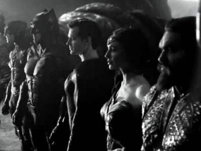 Zack Snyder's Justice League in black and white