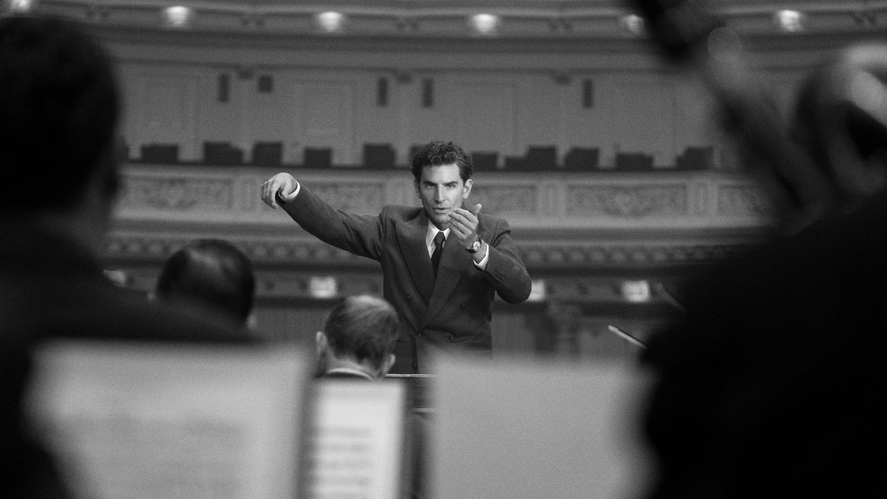 Bradley Cooper as Leonard Bernstein in Maestro (2023)